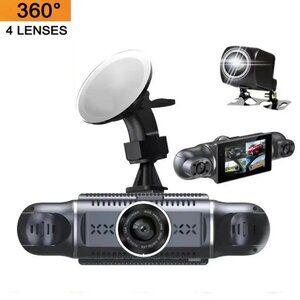 4 Lens dash camera 3"LCD With  WIFI   -supper      hight  quality   video
